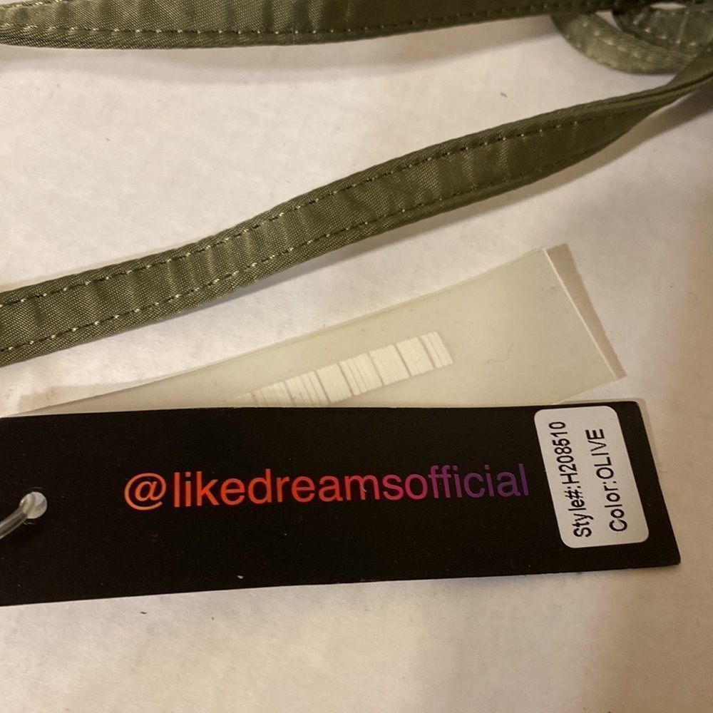 LIKE DREAMS OLIVE GREEN CROSSBODY NWT - Picture 3 of 8